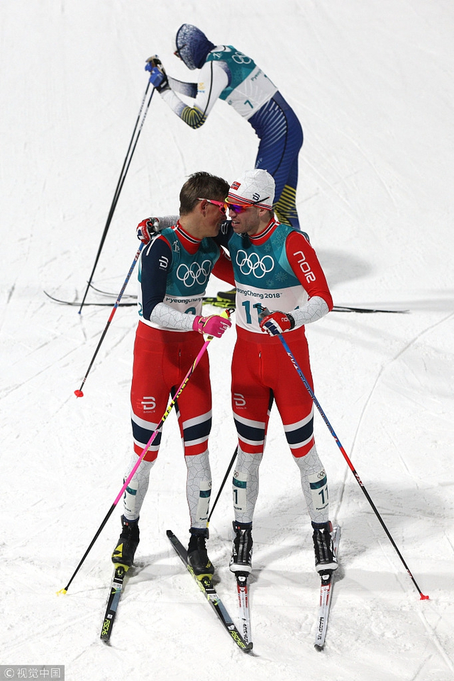 挪威选手在越野滑雪比赛中晋级 挪威选手在越野滑雪比赛中晋级