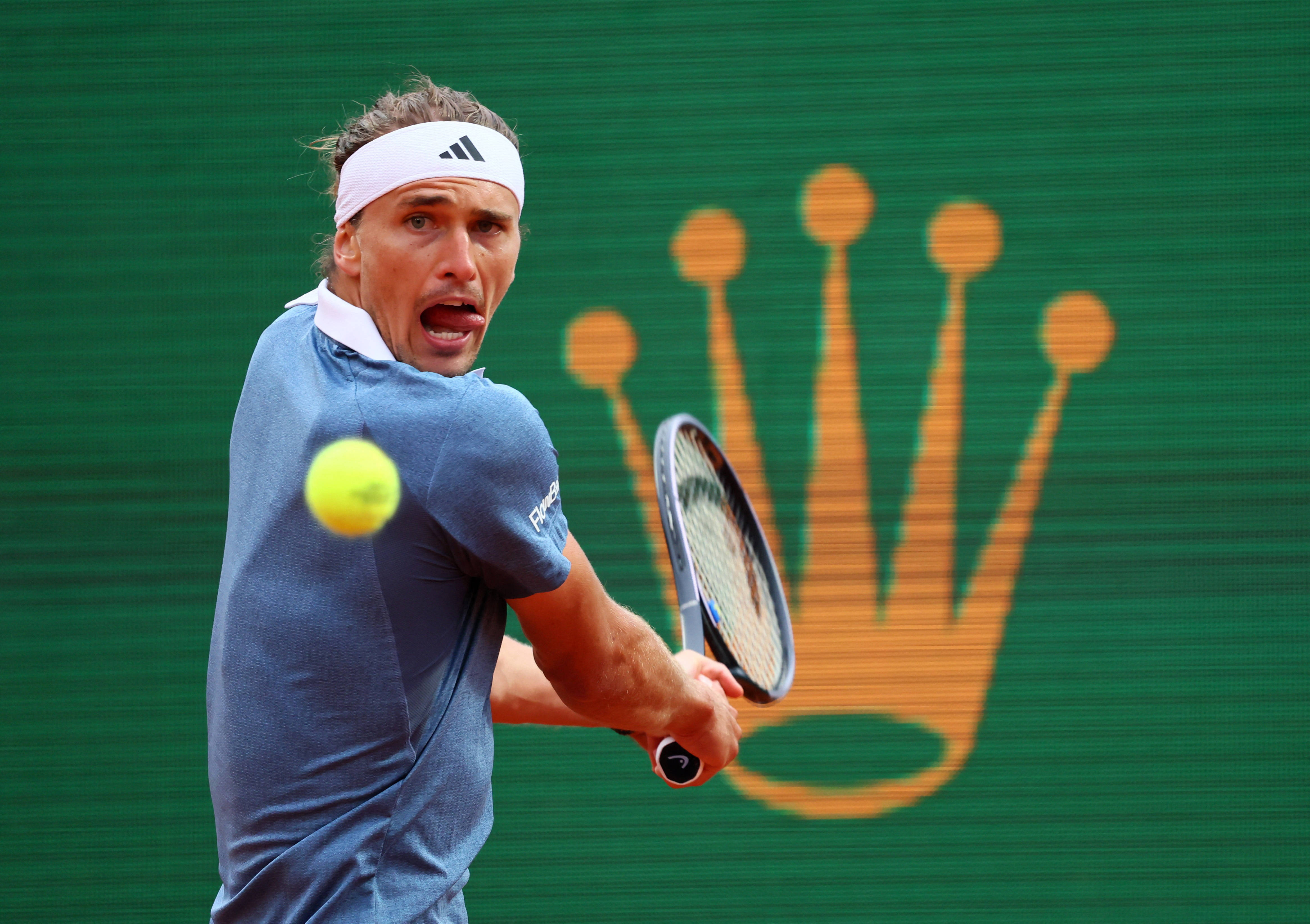 包含法国网球队绝杀德国网球队，兹维列夫统治全场的词条